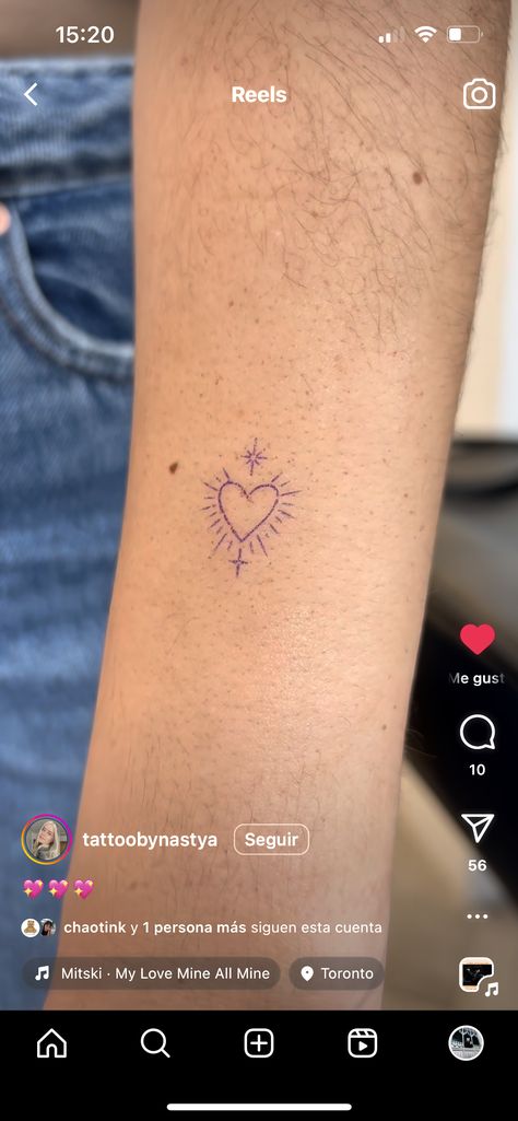 Dainty Tattoos Feminine, Matching Tattoos In Spanish, Holiday Inspired Tattoos, Messy Heart Tattoo, Pretty Number Tattoos, Spanish Sister Tattoos, Tattoos For Latinas, Keep A Place For Me Tattoo, Here I Am Tattoo