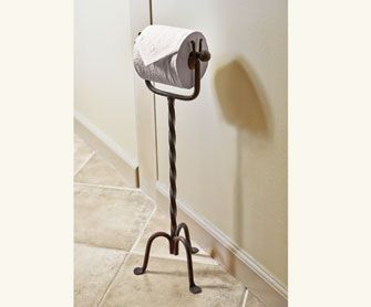 Villa Toilet Paper Stand.  For $80 from www.napastyle.com Toilet Roll Holder Freestanding, Loo Roll Holders, Bathroom Ornaments, Toilet Paper Stand, French Country Bathroom, Toilet Paper Dispenser, Diy Toilet, Paper Dispenser, Diy Plumbing