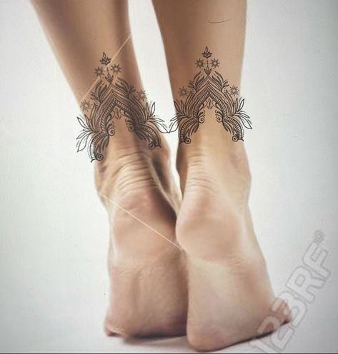 Henna Ankle Tattoo, Henna Ankle, Leg Tattoos Women, Ankle Tattoo, An Email, Lotus Flower Tattoo, Leg Tattoos, The Space, Tattoos For Women