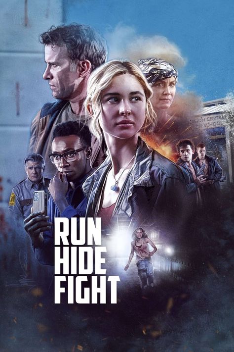 Run Hide Fight (2020) Watch Now at https://www.watchfilmy.life/movies/run-hide-fight-2020/ Scary Movies To Watch, Thomas Jane, Action Movie Poster, Movie Posters Design, Action Movies, Scary Movies, Movies Showing, Short Film, Full Movies