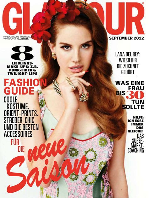 Glamour Magazine Glamour Magazine Cover, Pin Up Looks, Erin Wasson, Elizabeth Grant, Fashion Magazine Cover, Glamour Magazine, Vogue Uk, Lana Del Ray, Jeremy Renner