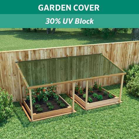 Coolaroo Replacement Canopy | Wayfair.ca Greenhouse Shade Cloth, Replacement Canopy, Sun Block, Raised Garden Beds Diy, Survival Gardening, Garden Area, Covered Garden, Shade Cloth, Hydroponic Gardening