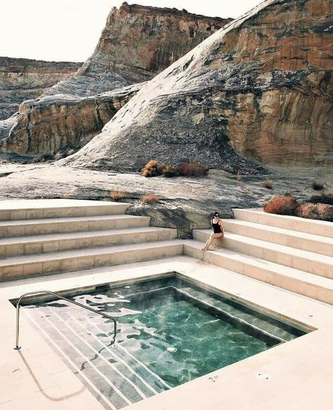 Amangiri Resort Utah, Amangiri Resort, Resort Design, Magic City, Beautiful Hotels, Rimini, Pool Designs, Travel Inspo, Of Wallpaper