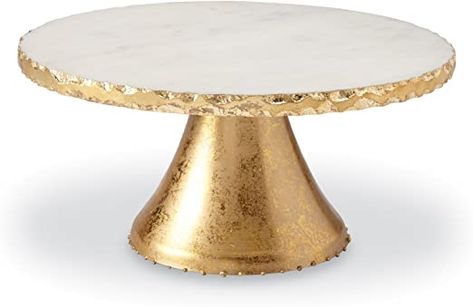 Mud Pie Marble Pedestal Cake Serving Stand, Gold Wood Cake Stand Wedding, Pretty Cake Stands, Marble Cake Stand, Gold Cake Stand, Marble Pedestal, Round Cake Stand, Cake Pedestal, Dessert Presentation, Surprise Cake