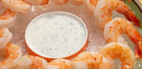 Lemon-Caper Aioli By Katie Lee Aoili Recipe, Shrimp Dipping Sauce, Melting Potatoes, Shrimp Cocktail Sauce, The Kitchen Food Network, Aioli Recipe, Shrimp Sauce, Food Net, Shrimp Cocktail