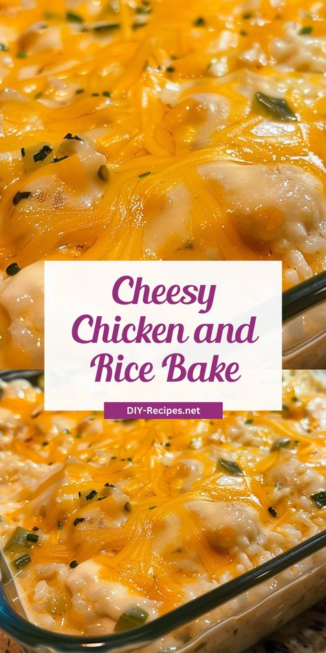 Win at weeknight dinners with this easy-to-make, delicious chicken and rice casserole everyone will love. Gf Chicken And Rice Casserole, Chicken And Rice With Cream Cheese, Chicken Cheese And Rice Recipes, Dinners With Chicken And Rice, Chicken Rice Cream Of Mushroom Casserole, Chicken Rice And Corn Recipes, Cheesy Chicken And Rice Casserole Easy, Chicken Rice Cream Of Mushroom Soup Casserole, Chicken Broccoli Rice Cheese Casserole Easy Baked