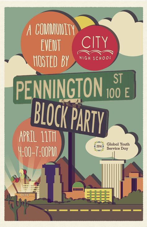 Block Party Flyer Design, Block Party Poster Design, Block Party Graphic, Block Party Graphic Design, Community Event Poster, Block Party Sign, Block Party Poster, Block Party Flyer, Community Picnic