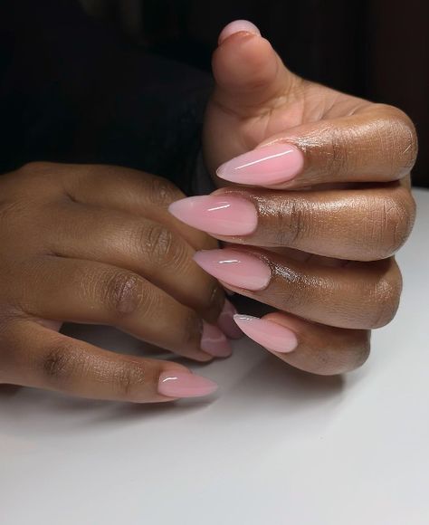 Top New Nail Designs Picture - davidreed.co Almond Nails Clear Pink, New Nail Designs 2023, Pink Nude Almond Nails, Almond Nails Black Women, Nude Nails Black Women, Light Pink Almond Nails, Acrylic Toe Nails, New Nail Designs, Ombre Acrylic Nails