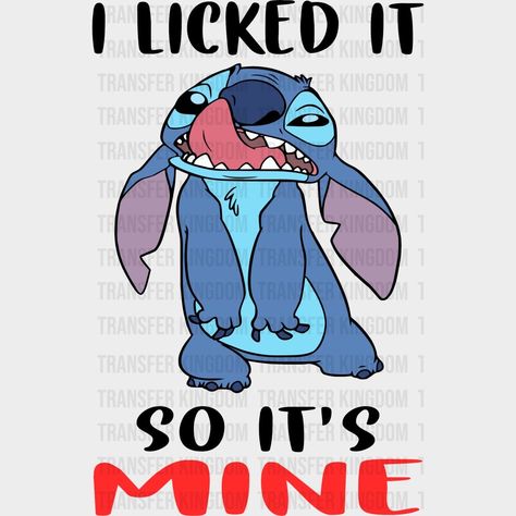 Stitch Desktop Wallpaper, Stitch Mood, I Licked It So It's Mine, Funny Quotes Wallpaper, Lilo And Stitch Characters, Funny Mean Quotes, Lilo And Stitch Quotes, Disney Quotes Funny, Funny Day Quotes