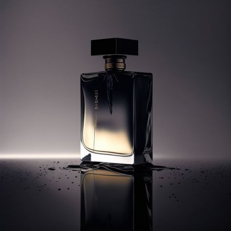 Low Key Product Photography, Silhouette Product Photography, Minimalistic Packaging, Low Key Photo, Background Advertising, Product Reveal, Perfume Product, Perfume Adverts, Light And Shadow Photography