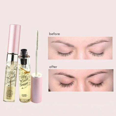 Nails Growth Serum, Etude Lash Serum, Etude House My Lash Serum, Serum Eyelashes, Lash Oil, My Lash Serum, Eye Lash Serum, Longer Lashes, Ginseng Extract