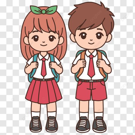 school children in indonesian elementary uniforms vector school kids study png Kids Uniform, Mothers Day Drawings, Rules Poster, Classroom Rules Poster, Kids Uniforms, Student Drawing, Kids Study, Classroom Rules, School Children