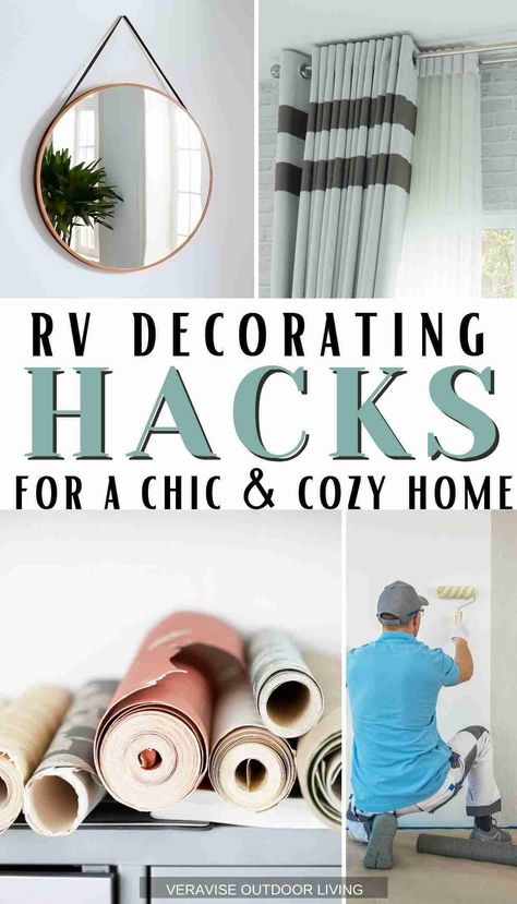 Crochet Home Decor Ideas, Campsite Decorating, Decorating Your Rv, Rv Decorating, Travel Trailer Decor, Rv Interior Design, Rv Upgrades, Travel Trailer Living, Rv Interior Remodel