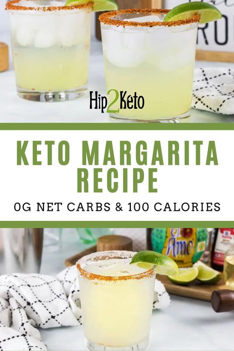 This sugar-free margarita recipe is low in calories and has 0g net carbs. Make this refreshing low-carb cocktail for spring or summer, without all the guilt. Keto Margaritas, Keto Margarita, Keto Margarita Recipe, Keto Tequila Drinks Easy, Sugar Free Margarita Recipe, Keto Margarita Low Carb, Low Carb Margarita Recipe, Sugar Free Margarita, Margarita Ingredients