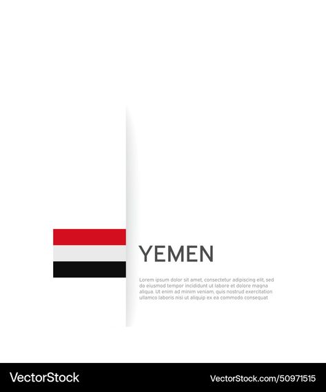 Yemen Flag, Poster Business, Illustration Simple, Flag Vector, Flag Background, Document Templates, Flag Colors, Freelance Graphic Design, National Flag