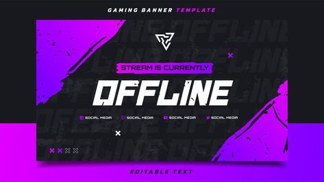 E-sports Streamer Offline Gaming Banner Sport Banner Design, Esports Banner, Gaming Template, Gaming Graphic Design, Banner Gaming, Stream Layout, Banner Game, Conference Banners, G Logo Design