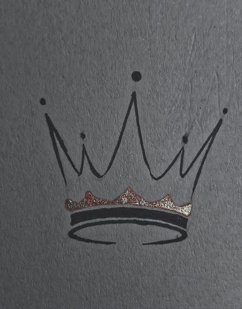 Crown Illustration Art, Crown Simple Drawing, Queen Crown Drawing Simple, Crown On Head Drawing, King And Queen Crowns Drawings, Cute Crown Drawing, Crown Reference Drawing, How To Draw A Crown, Simple Crown Drawing