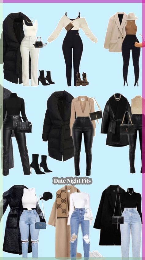 Casual Evening Outfits For Women, Casual Party Outfit Winter, Date Night Outfits Winter, Cold Date Night Outfit, Cold Weather Outfits Casual, Outfit Ideas Cold Weather, Bella Outfit, Outfit Ideas Cold, Winter Date Night Outfit