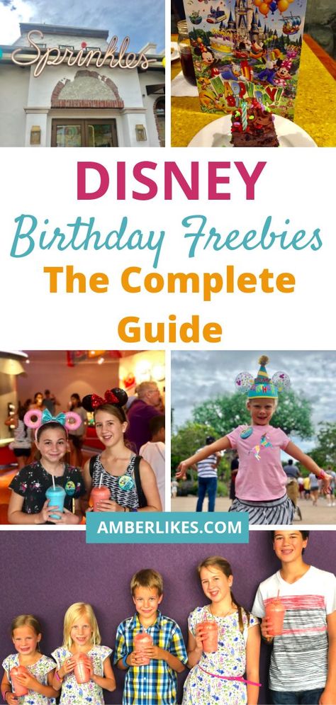 Birthday At Disney World, Birthday At Disney, Free On Your Birthday, Freebies On Your Birthday, Disney World Birthday, Best Disney Restaurants, Disney World Secrets, Disneyland Birthday, Disney World Christmas