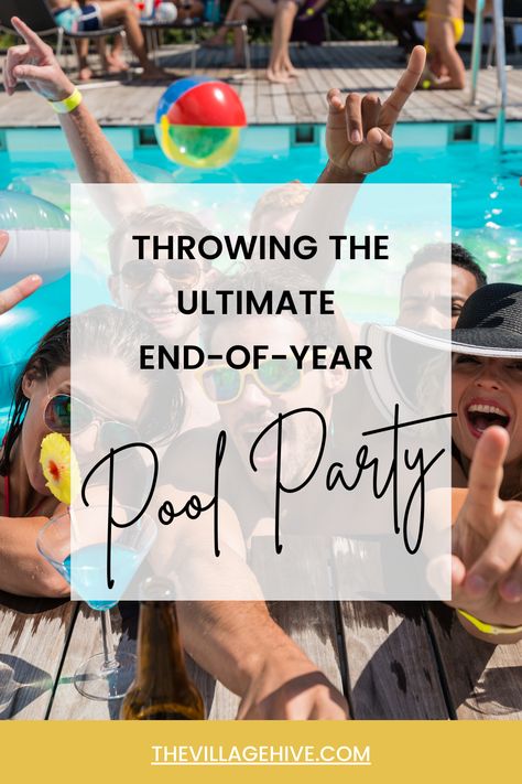 As the end of the year approaches, is there anything better than a summer pool party? End Of Summer Pool Party Ideas, End Of Summer Pool Party, Long Living Room Design, Splash Party, Backyard Parties, Team Party, Party Tips, Summer Pool Party, Outdoor Gym