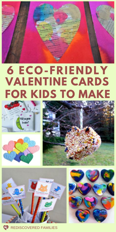 6 eco-friendly, no-candy classroom valentines for kids. Help your children give out fun earth friendly valentines that are sure to be a big hit with their classmates!! Click through for the best DIY Valentine's Day cards to make with kids. Includes a number of free printables. #classroomvalentines #schoolvalentines #zerowasteliving Valentines Diy Kids, Christmas Diy Kids, Crafts And Activities For Kids, Kids Help, Classroom Valentines, Diy Valentines Cards, Class Valentines, Valentine Activities, Homemade Valentines