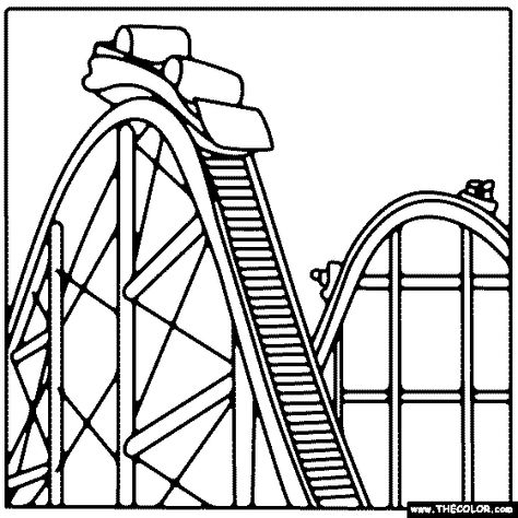 100% free coloring page of Rollercoaster. Color in this picture of Rollercoaster and share it with others today! Rollercoaster Drawing Easy, Minecraft Rollercoaster, Roller Coaster Drawing, Best Roller Coasters, Indian Block Print Fabric, Pages To Color, Funny Valentines Cards, Kid Coloring Page, Cars Coloring Pages