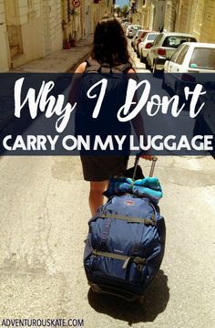 I very, very rarely carry on my luggage when I travel. Here are the main reasons why I choose to check my luggage instead. Interesting Perspective, Checked Luggage, Start A Fire, Full Picture, Tying The Knot, Travel Info, Packing Tips For Travel, A Guy Who, Travel Light