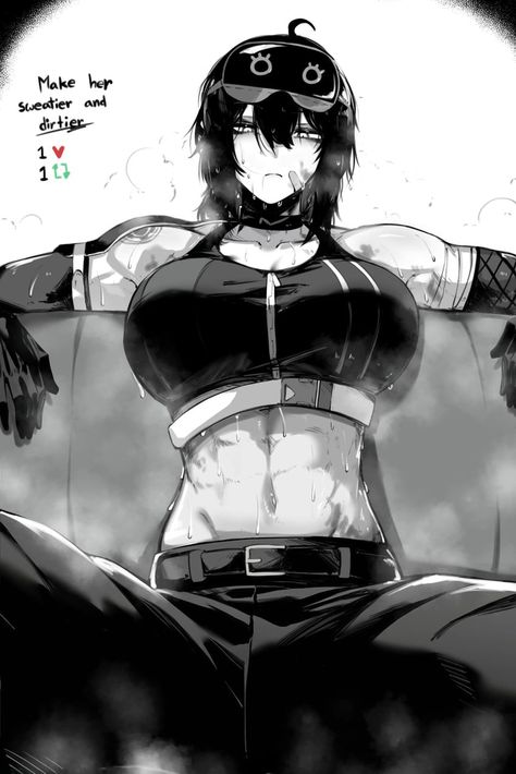 Tomboy Art, Art Games, Animated Icons, Muscle Women, Female Character Design, Artist Style, Cute Anime Pics, Anime Artwork, Cute Anime Character