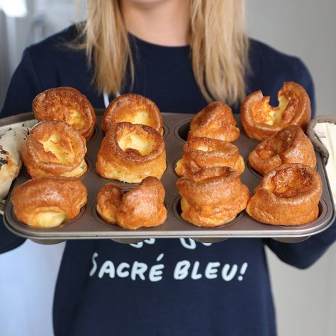 My gluten free Yorkshire pudding recipe is the only recipe you'll ever need. They rise beautifully and are dairy free and low FODMAP too. Gluten Free Yorkshire Pudding Recipe, Gluten Free Yorkshire Pudding, Yorkshire Pudding Recipe, Glutenfri Baking, Yorkshire Pudding Recipes, Yorkshire Puddings, Yorkshire Pudding, Low Fodmap Recipes, Gluten Free Dairy Free Recipes