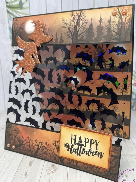 Crafters Companion Hello Fall, Crafters Companion Hello Fall Cards, Papercraft Ideas, Autumn Cards, Halloween 2023, Halloween Card, Crafters Companion, Hello Fall, Halloween Fall