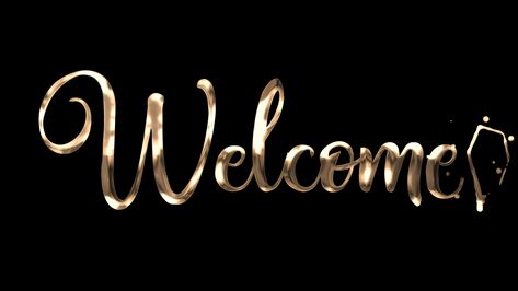 Download the Welcome animation sign in gold color on transparent background. Luxury welcome text animation perfect for an opening something animation or for a welcome greeting on your video. 25411112 royalty-free Stock Video from Vecteezy and explore thousands of other stock footage clips! Welcome Animation, Welcome Text, Background Luxury, Text Animation, Free Stock Video, Stock Video, Stock Footage, Transparent Background, Gold Color