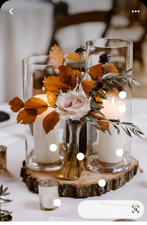 October Wedding Centerpieces, Fall Wedding Table Settings, Fall Country Wedding, Fall Wedding Tables, Country Wedding Decorations, November Wedding, Wedding Table Settings, Autumn Wedding, Country Wedding