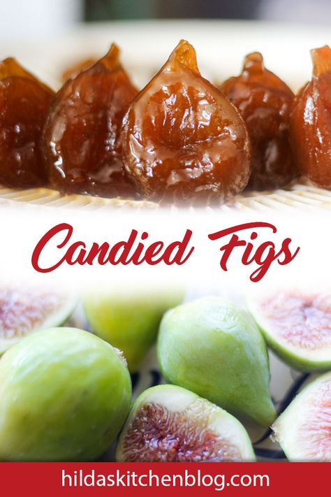 How To Make Candied Figs, How To Dehydrate Figs, Candied Figs Recipe, Dehydrating Figs, Preserving Figs, Candied Figs, Fresh Fig Recipes, Fig Recipes Fresh, Fig Preserves Recipe