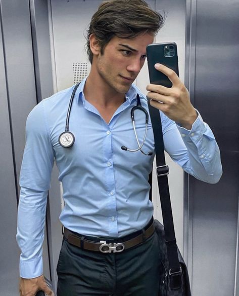 Nick Bateman, Doctor Outfit, David Gandy, Fashion Suits For Men, Hrithik Roshan, Christian Grey, Men In Uniform, Men Fashion Casual Outfits, Gentleman Style