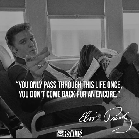 Elvis Tattoo, Elvis Presley Quotes, Elvis Quotes, Smart Man, King Elvis Presley, Elvis Presley Pictures, Elvis And Priscilla, Senior Quotes, Smart Men