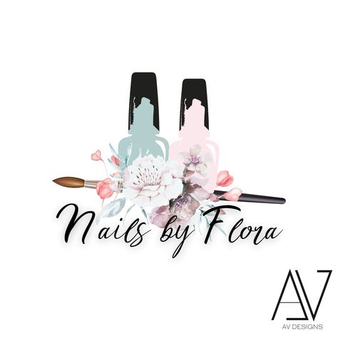 Nail Artist Logo Design Ideas, Us Logo Design, Nail Artist Logo, Us Logo, Nail Logo, Artist Logo, Visiting Cards, Pretty Acrylic Nails, Nail Spa