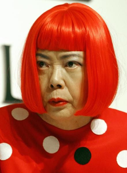 Japanese artist Yayoi Kusama. (Courtesy Getty Images) What Is Contemporary Art, Eva Hesse, Joseph Cornell, Claes Oldenburg, Pop Art Movement, Jeff Koons, Georgia O Keeffe, Jean Michel Basquiat, David Hockney