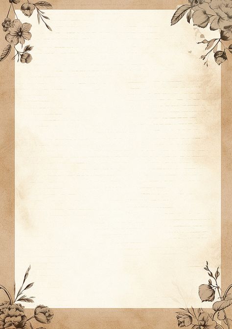 Aesthetic Page Borders Vintage, Background For Autobiography, Autobiography Design Layout, Planner Background Ideas, Aesthetic Paper Background Vintage, Vintage Paper Background Free Printables, Newspaper Border, Poem Background, Aesthetic Borders