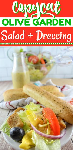 Best Restaurant Salads, Copycat Olive Garden Salad, Olive Garden Salad Recipe, Olive Garden Dressing, Olive Garden Italian Dressing, Restaurant Salad, Salad Italian, Olive Garden Salad Dressing, Italian Dressing Recipes