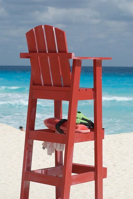 Life Guard Tower, Guard Tower, Lifeguard Chair, Lifeguard Stands, Life Guard, Red Beach, Summer Life, Red Chair, Beach Please