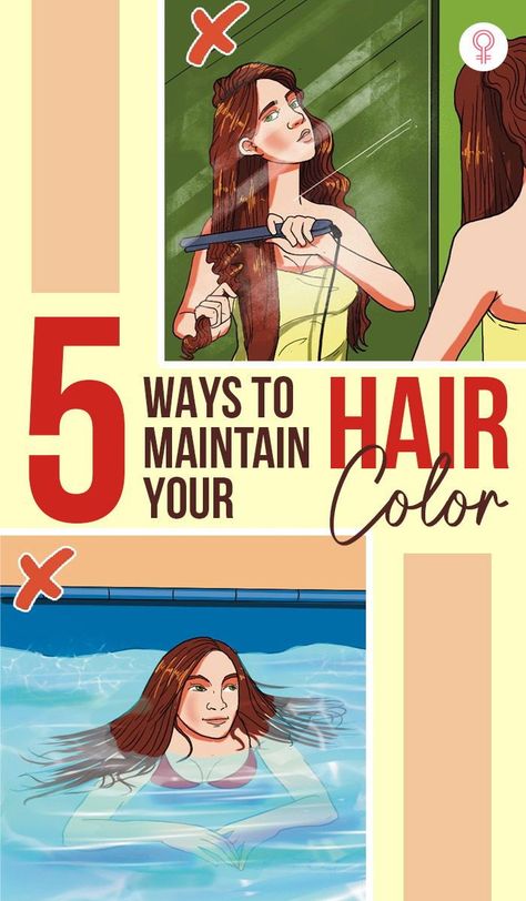 5 Ways To Maintain Your Hair Color: The truth is, hair color does make your hair vulnerable to damage but does that mean you need to get the idea of gorgeously dyed hair out of your head? No siree! There are some dos and don’ts with colored hair care that will ensure your hair stays healthy even after being colored. Read on to know them all. New Hair Color Trends, Caring For Colored Hair, Digital Future, Healthy Colors, Hair Tint, Latest Hair Trends, Coloring Tips, Let It Shine, Tech Innovation