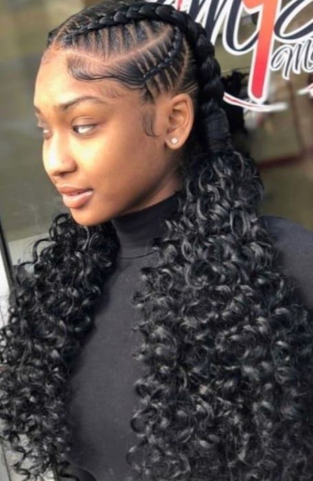 African Braids Hairstyles Pictures, Trendy We Fryzurach, Cabello Afro Natural, Weave Hairstyles Braided, Two Braid Hairstyles, Ideas Haircut, Stylish Lady, Birthday Hairstyles, French Braid Hairstyles