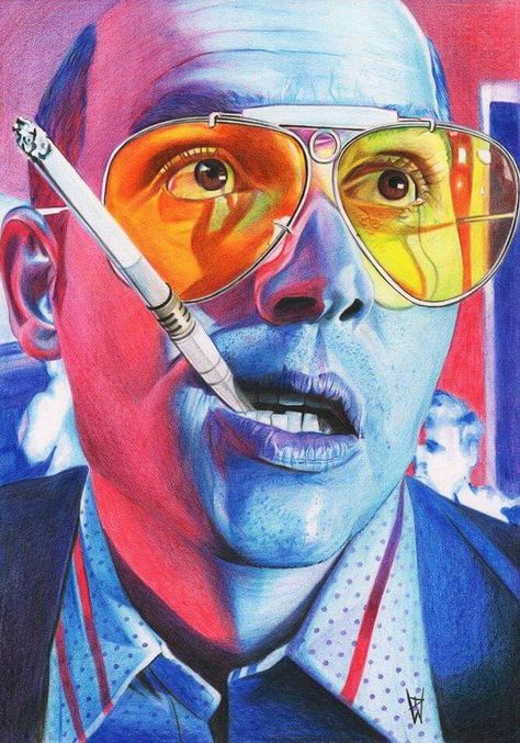 Fear and Loathing in Las Vegas Images Pop Art, Fear And Loathing, Psy Art, Image Film, Pop Culture Art, Movie Poster Art, Film Art, Trippy Art, Art And Illustration