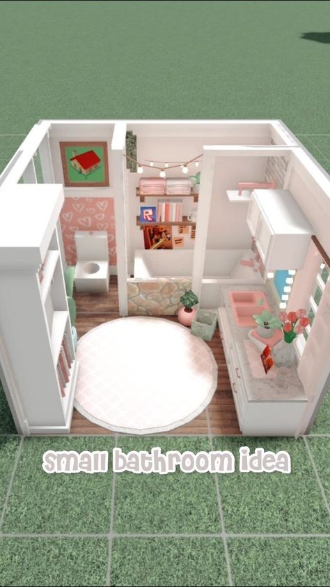 3x3 Living Room Ideas Bloxburg, Bloxburg Bathroom Ideas Small 3x3, 3x3 Bloxburg Bathrooms, 3x3 Bathroom Ideas Bloxburg, 2x3 Bathroom Bloxburg, Kids Bedroom Bloxburg, Bloxburg Bathroom Ideas, Indie Rooms, Bloxburg Rooms