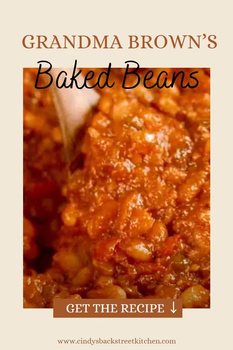 Grandma Browns Baked Beans, Grandma Browns Baked Beans Recipe, New York Eats, Baked Beans Recipe, Brown Sugar Bacon, Pancakes And Bacon, Baked Bean Recipes, Beans Recipe, Old Recipes