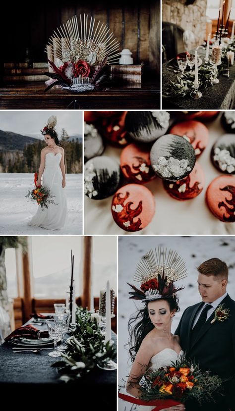 Fire and Ice Mountain Wedding - Winter Princess Collection #fireandicewedding #winterweddingideas #wintermountainwedding #winterprincesswedding #mountainweddings #winterweddings Fire And Ice Wedding, Winter Wedding Ceremony Decorations, Mountain Theme Wedding, Ice Wedding, Fire Wedding, Winter Mountain Wedding, Ice Mountain, Rustic Mountain Wedding, Beauty Plan