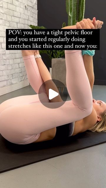 Tight Pelvic Floor Exercises, Pelvic Floor Exercises Strengthen, Tight Pelvic Floor, Pelvic Floor Muscle Exercise, Pelvic Floor Therapy, Therapy Ball, Pelvic Health, Gym Exercises, Hiit Workout At Home