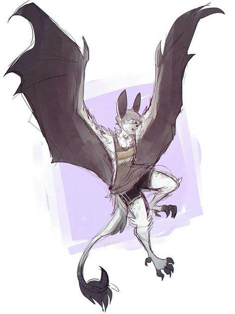 Bat Harpy, Half Human Half Animal Character Design, Bat Character Design, Hybrid Art, Humanoid Creatures, Cool Monsters, Creature Drawings, Mythical Creatures Art, Creature Concept Art