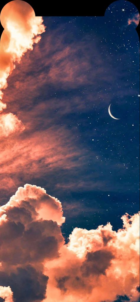 Clouds In The Night Sky, Dreamy Clouds Painting, Aesthetic Clouds Wallpaper Iphone, Dreamy Sky Aesthetic, Cute Sky Wallpaper, Dreamy Clouds Aesthetic, Cloud Phone Wallpaper, Clouds Iphone Wallpaper, Cloud Aesthetic Wallpaper