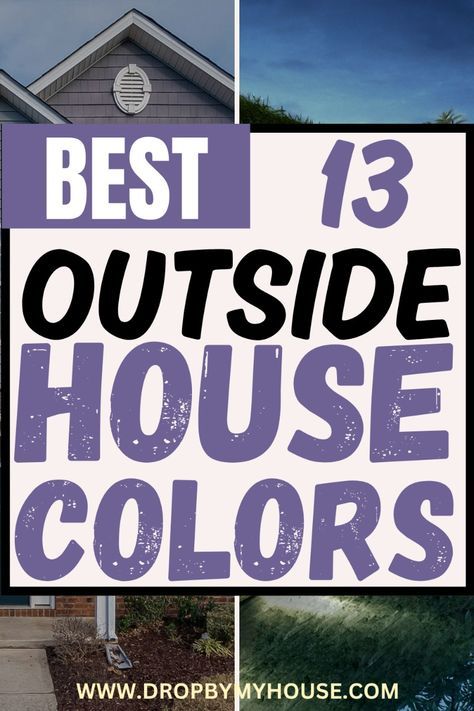 Look through the best outside house colors for your property. These are the best outside house paint colors for you to choose from. With the right outside house color schemes, you can beautify the space instantly. Exterior Siding Colors For House, Behr Exterior House Colors, Fun Exterior Paint Colors For House, Outside Painting Ideas Houses, Popular Siding Colors For Houses, House Color Schemes Outside, Outside Paint Colors Home Exteriors, Outside House Colors Schemes, Vinyl Siding Color Schemes